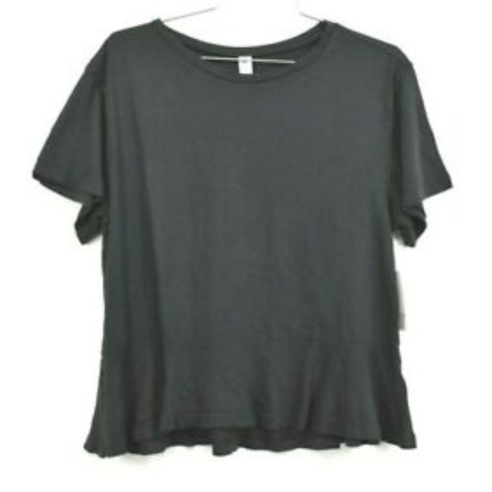BP. grey peplum tshirt